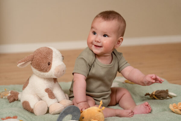 Peluche mucca 25 cm Little Farm